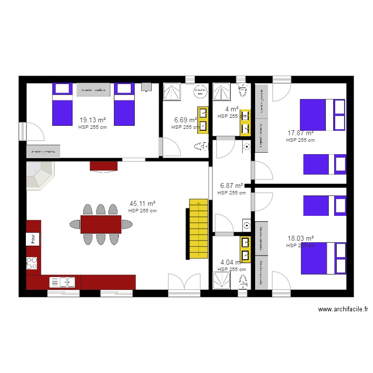 hôtel. Plan de 0 pièce et 0 m2