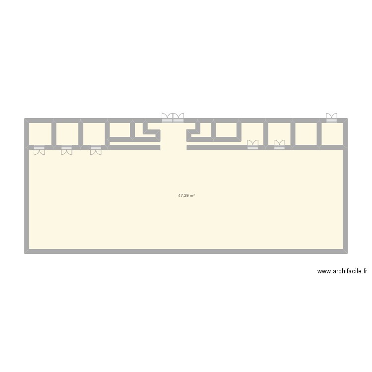 Gymnase. Plan de 0 pièce et 0 m2