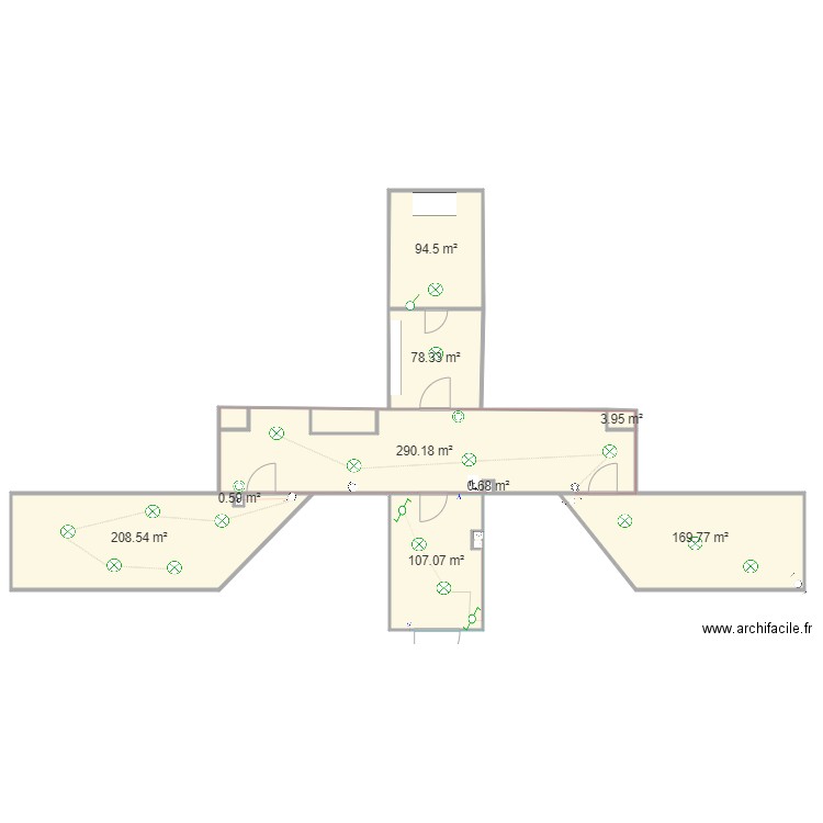 plan de masse terrak. Plan de 0 pièce et 0 m2