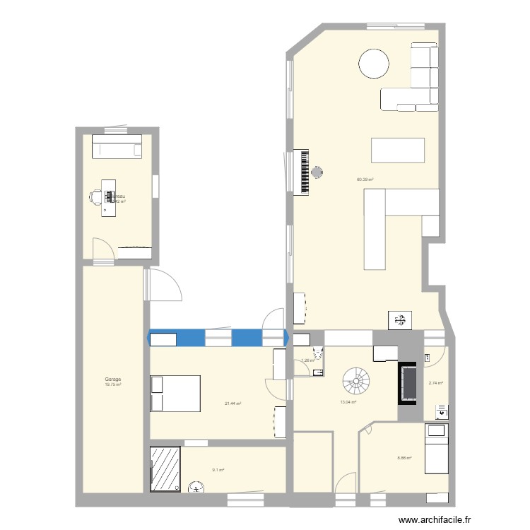 Chaumineau. Plan de 0 pièce et 0 m2