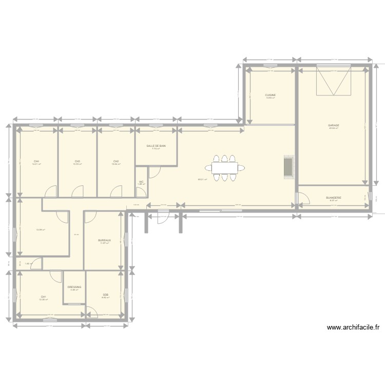 PLAN LEOU AMANDINE ET MIKA OK 1 def. Plan de 0 pièce et 0 m2