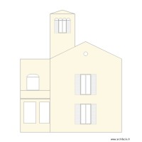 PLAN DE FACADE SUD projeté 