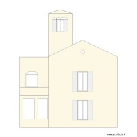 PLAN DE FACADE SUD projeté 