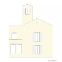 PLAN DE FACADE SUD projet&eacute; 