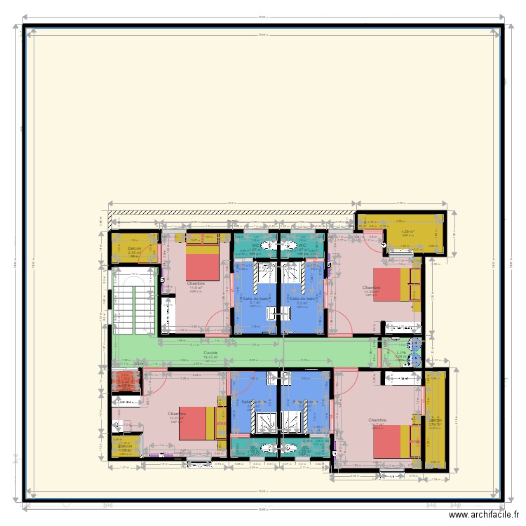 HB GONZAC PLAN MODIF. Plan de 0 pièce et 0 m2