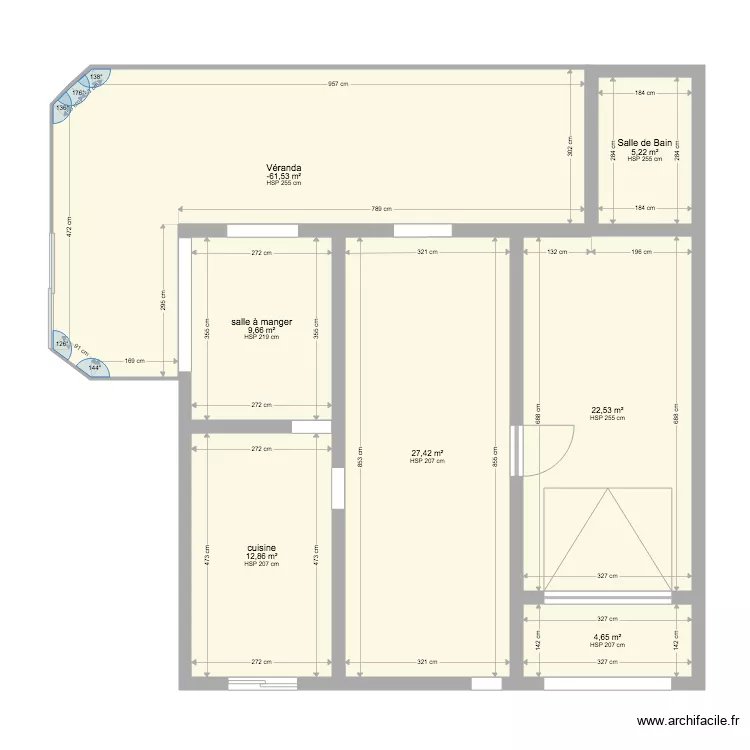 Maison bas 2. Plan de 