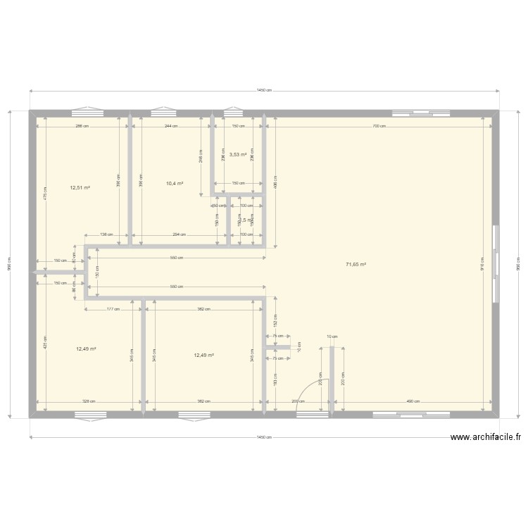 Plan de maison 1. Plan de 0 pièce et 0 m2