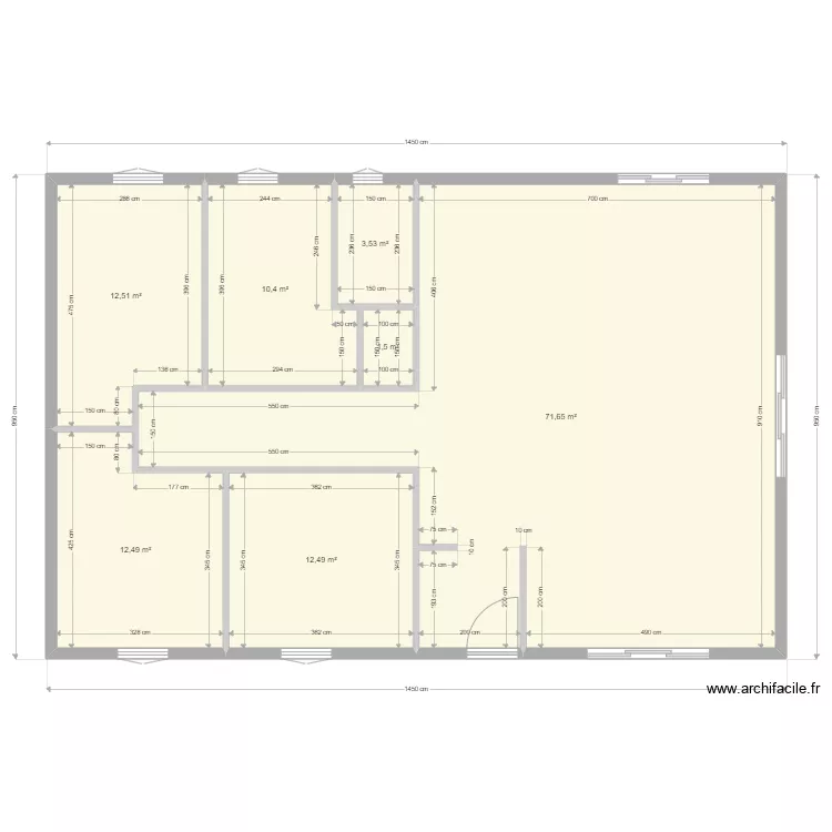 Plan de maison 1. Plan de 