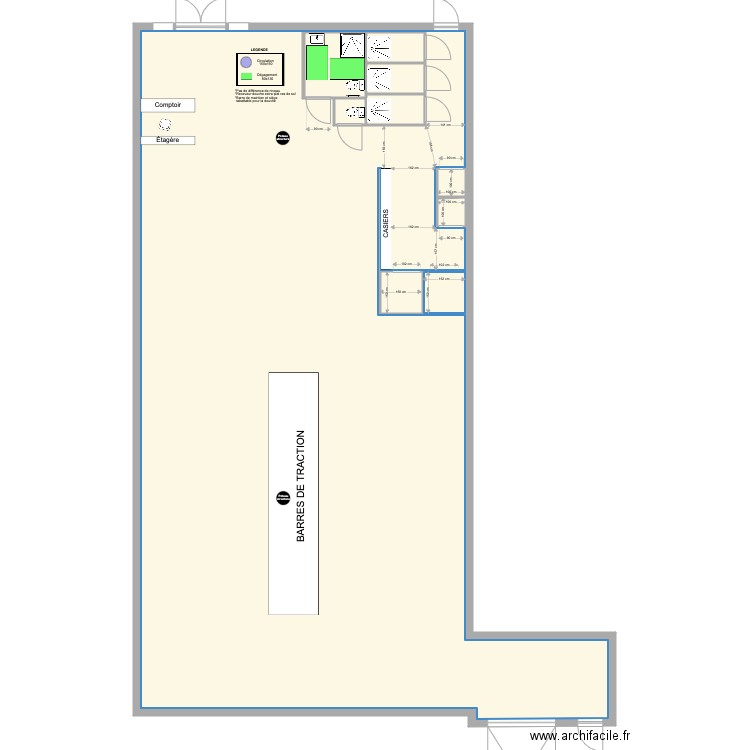 New Plan ERP ZOOM VESTIAIRES. Plan de 0 pièce et 0 m2