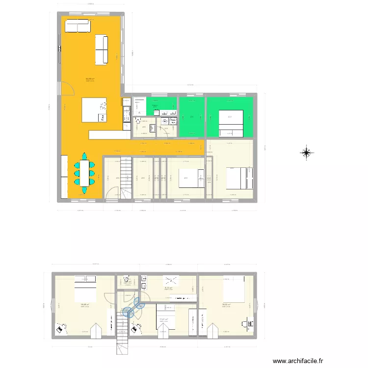 RDC MAISON BRIGNAC. Plan de RDC MAISON BRIGNAC. Plan de