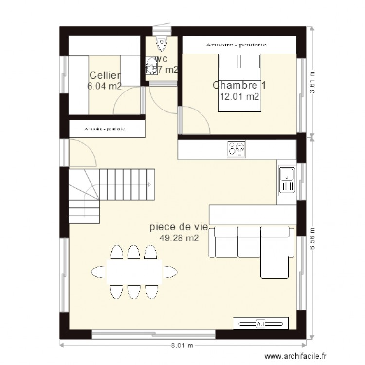 cuvat petit model 1. Plan de 0 pièce et 0 m2