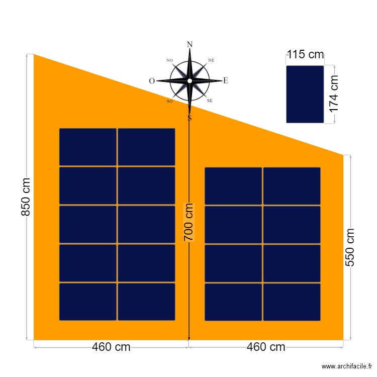 CALEPINAGE M.PETROV2. Plan de 0 pièce et 0 m2