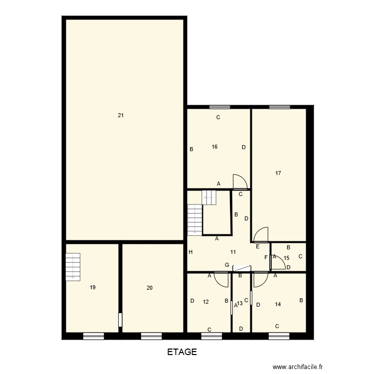 195231 JACQUOT. Plan de 0 pièce et 0 m2