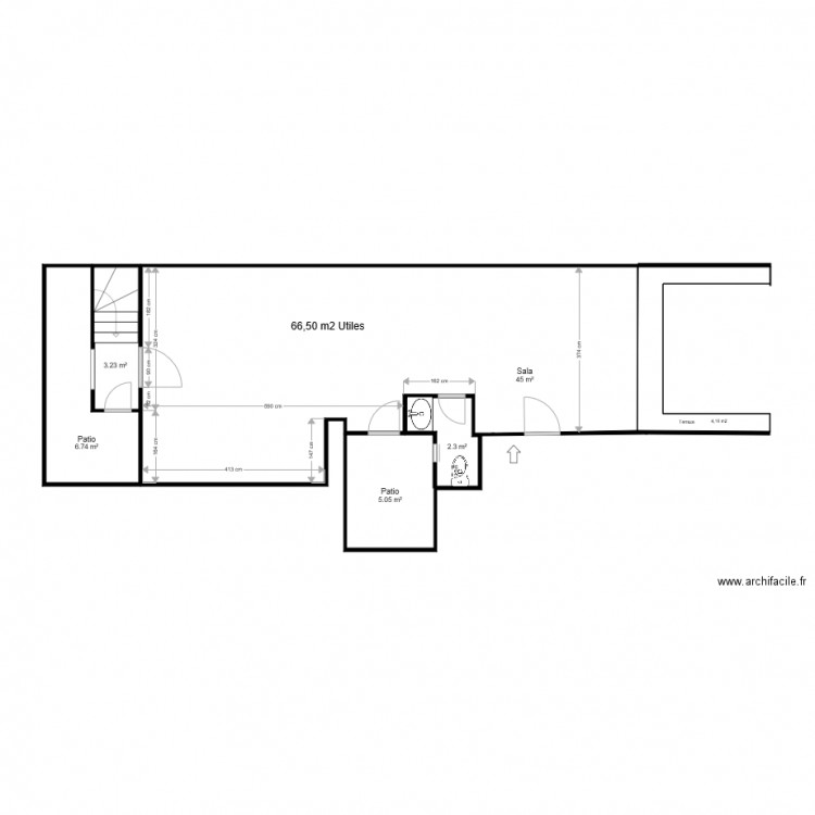 Entresuelo 3. Plan de 0 pièce et 0 m2