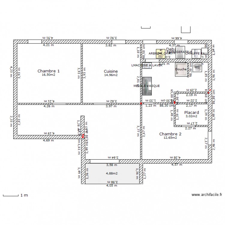 Appartement Severine 3. Plan de 0 pièce et 0 m2