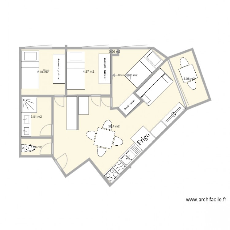 Ordener plan final. Plan de 0 pièce et 0 m2