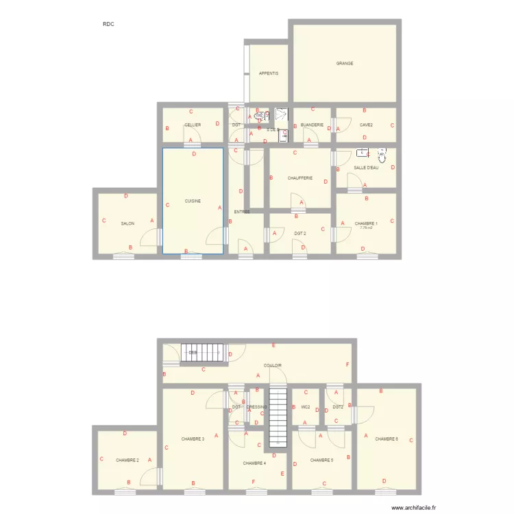 DESENFANT. Plan de DESENFANT. Plan de