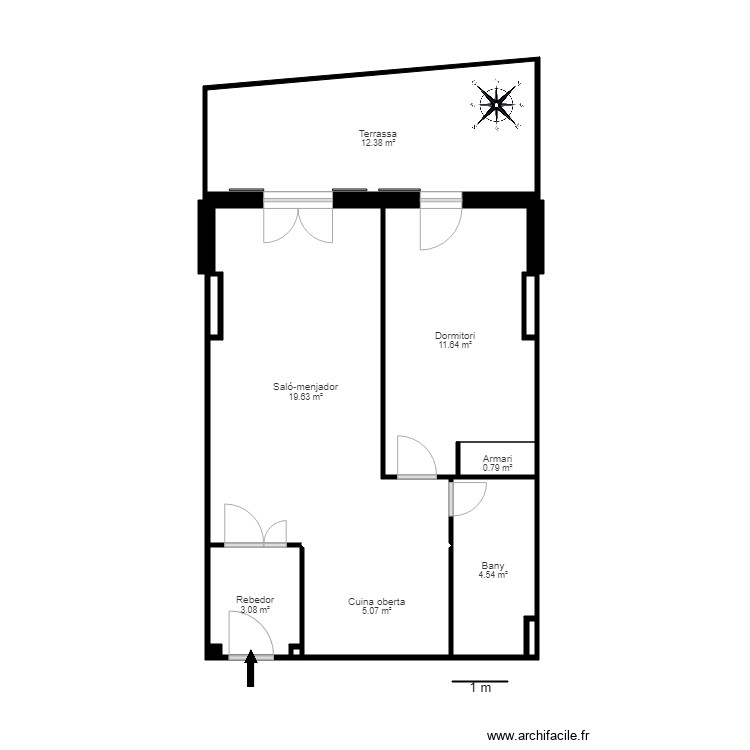 PLETA DE SOLDEU ED 1 3 ESC D 1 3. Plan de 0 pièce et 0 m2