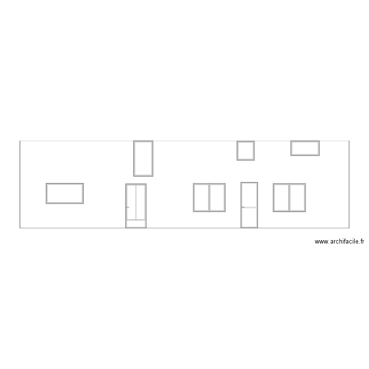 façade maison vilde. Plan de 0 pièce et 0 m2