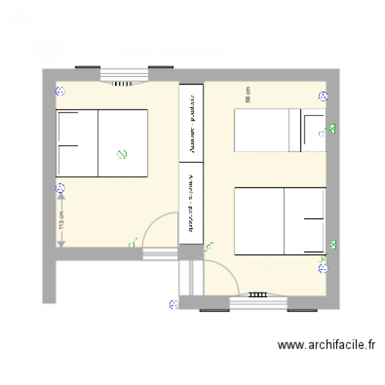 LES LANDES CHAMBRES VV. Plan de 0 pièce et 0 m2