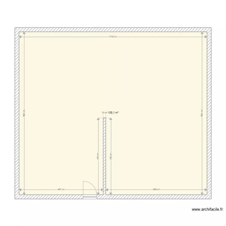 antoine sous sole. Plan de 