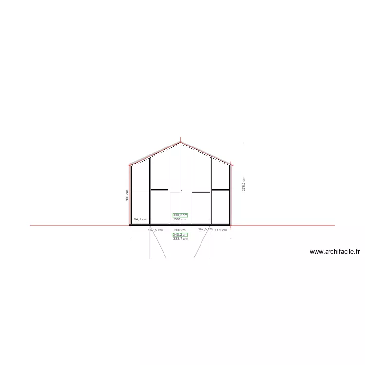 Mur ST Palais. Plan de 