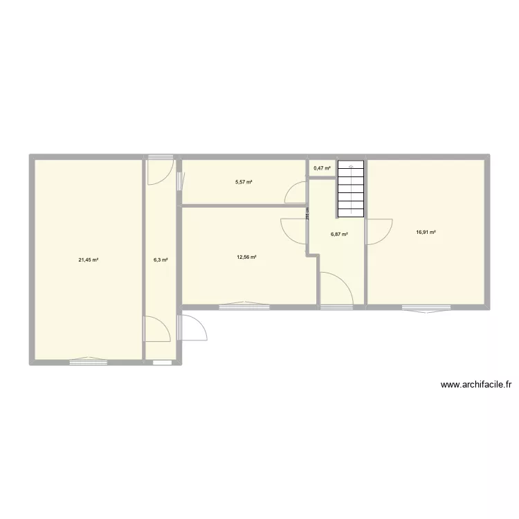 MAISON AUDIERNE. Plan de 