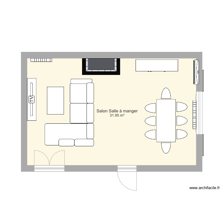 Plan Salon Salle à Manger