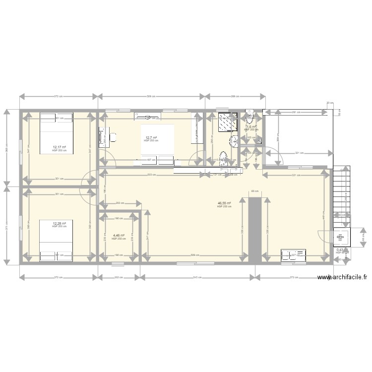 DOMINIQUE 1. Plan de 0 pièce et 0 m2