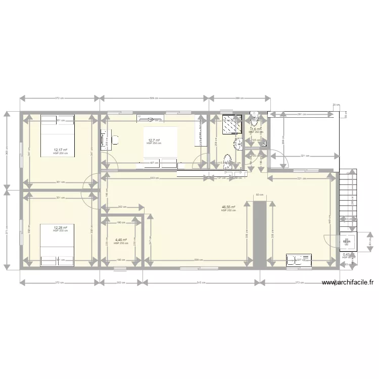 DOMINIQUE 1. Plan de 