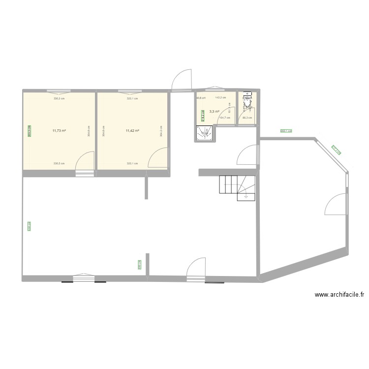 Maison Malvi Base. Plan de 7 pièces et 61 m2