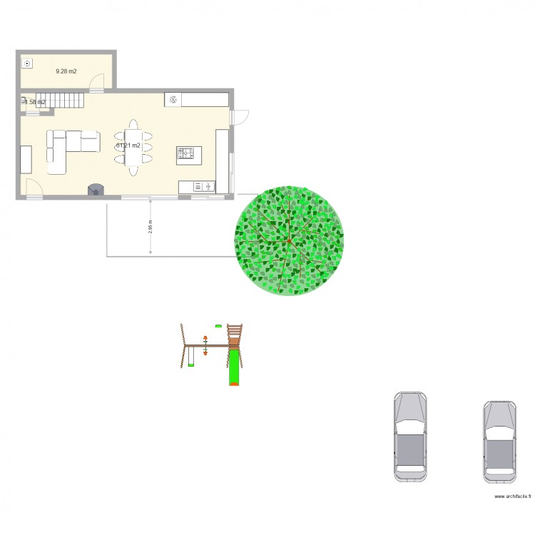 essai metro 3. Plan de 0 pièce et 0 m2