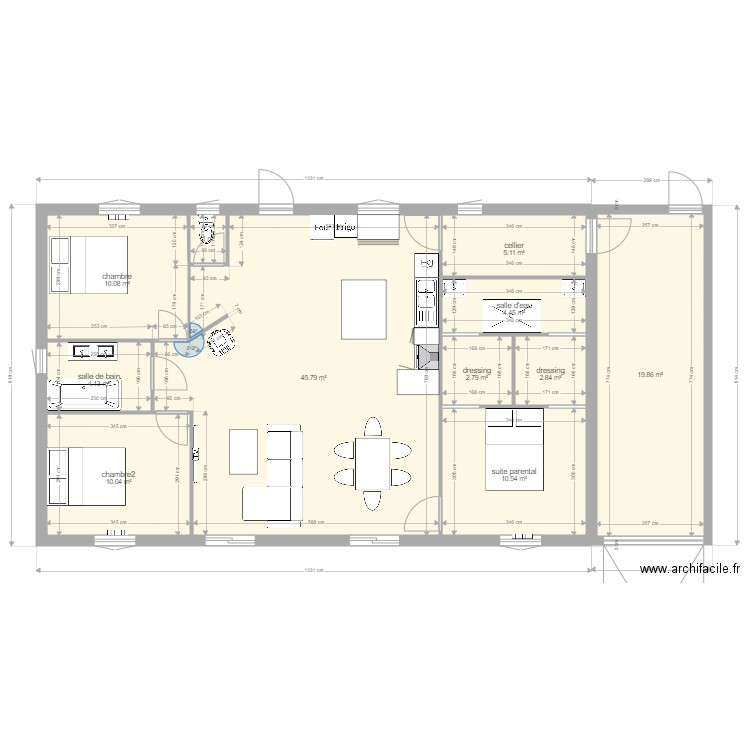 maison 95m2 3eme choix. Plan de 0 pièce et 0 m2