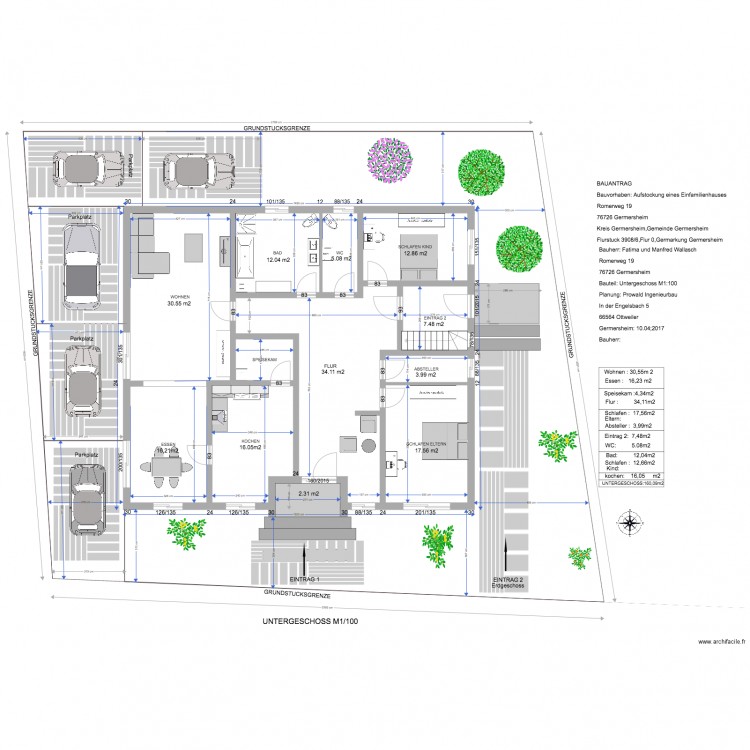 Wallasch   Untergeschoss. Plan de 0 pièce et 0 m2