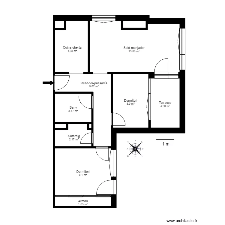 ED BON SOL CARRETERA DEL MAS DE RIBAFETA 17 4 7 ARINSAL LA MASSANA. Plan de ED BON SOL CARRETERA DEL MAS DE RIBAFETA 17 4 7 ARINSAL LA MASSANA. Plan de