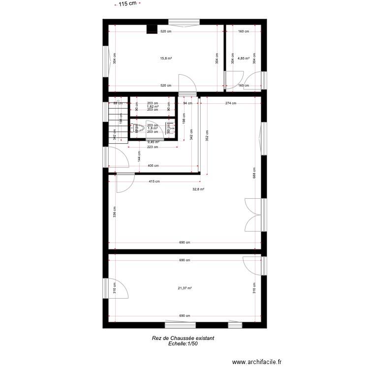 chantier HUNTING. Plan de 0 pièce et 0 m2