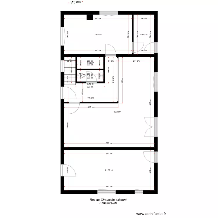 chantier HUNTING. Plan de 