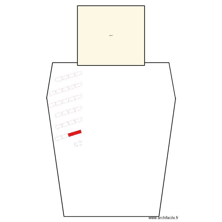 plan de salle. Plan de 1 pièce et 127 m2