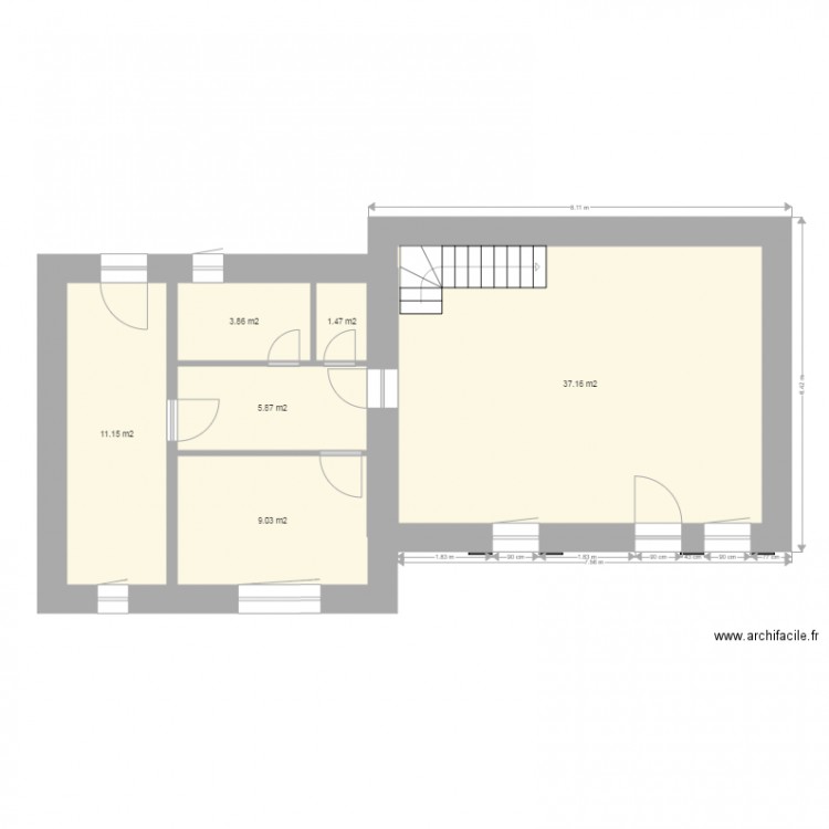 saint rhomble. Plan de 0 pièce et 0 m2