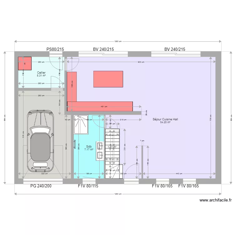 PETIT . Plan de 