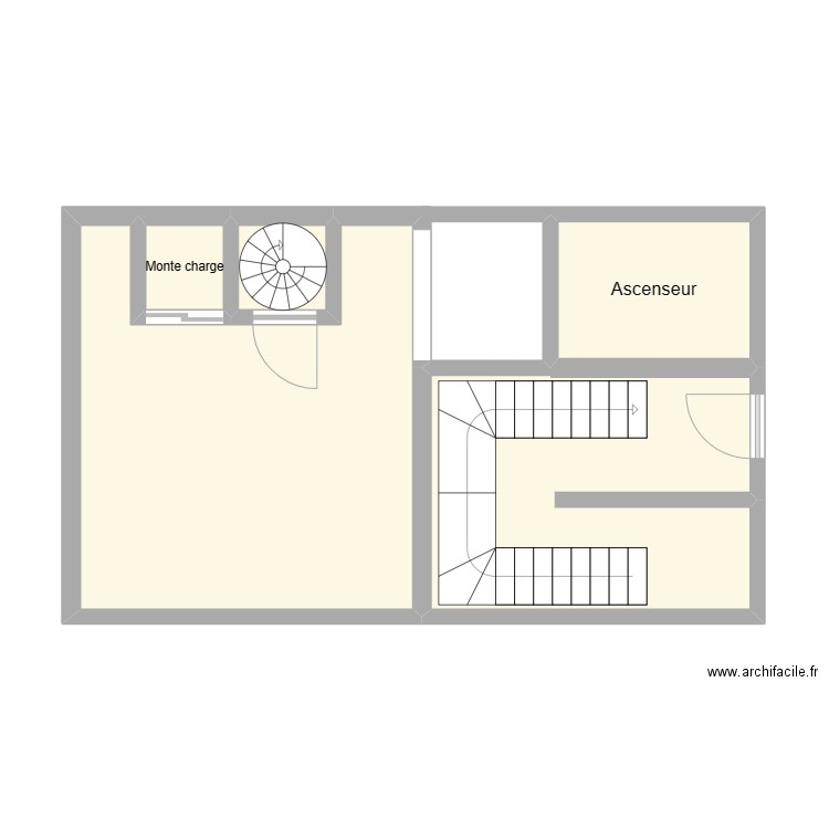 cuisine chi wasquehal. Plan de 5 pièces et 43 m2