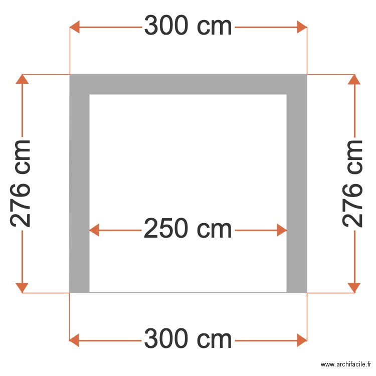 Vue de coté Sud abri piscine. Plan de 0 pièce et 0 m2