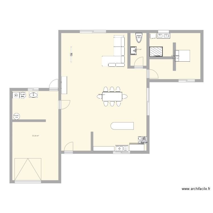 Futur Maison LANESTER 56. Plan de 0 pièce et 0 m2