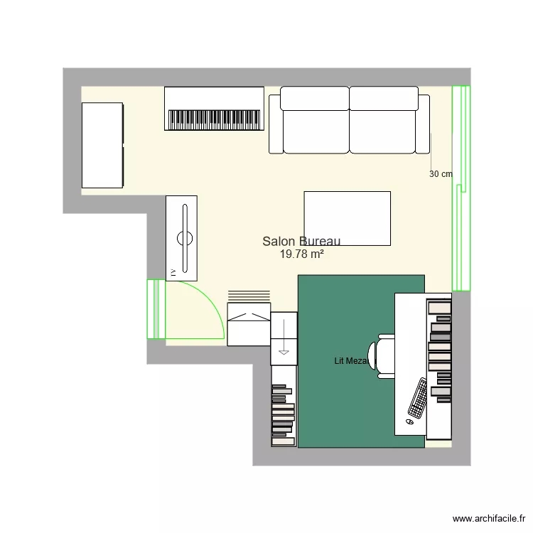 Salon Bureau Aubervilliers. Plan de Salon Bureau Aubervilliers. Plan de