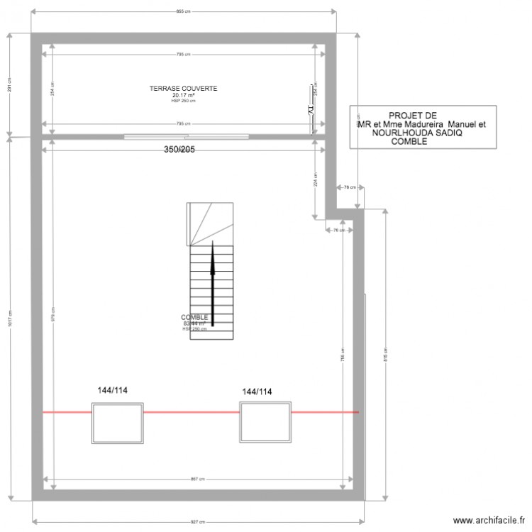 HESSERANGE D. Plan de 0 pièce et 0 m2