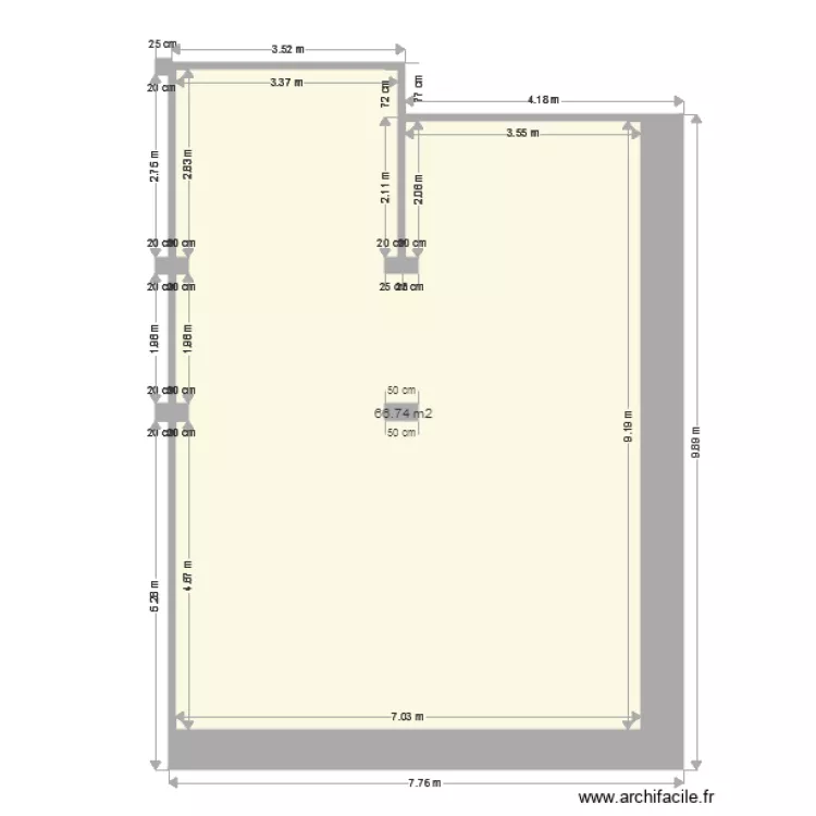 Dalle béton. Plan de Dalle béton. Plan de