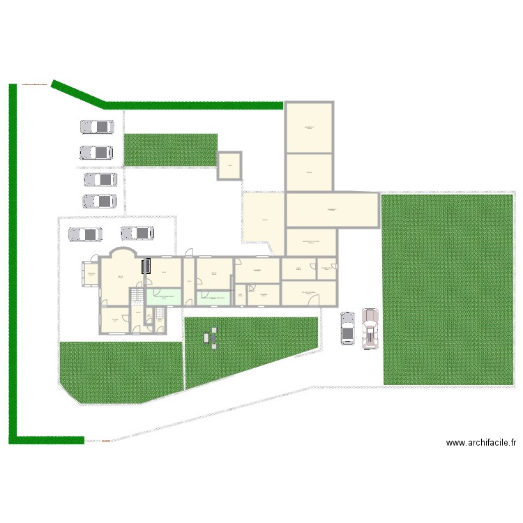 PLAN ST NICOLAS EXTERIEUR. Plan de 37 pièces et 611 m2