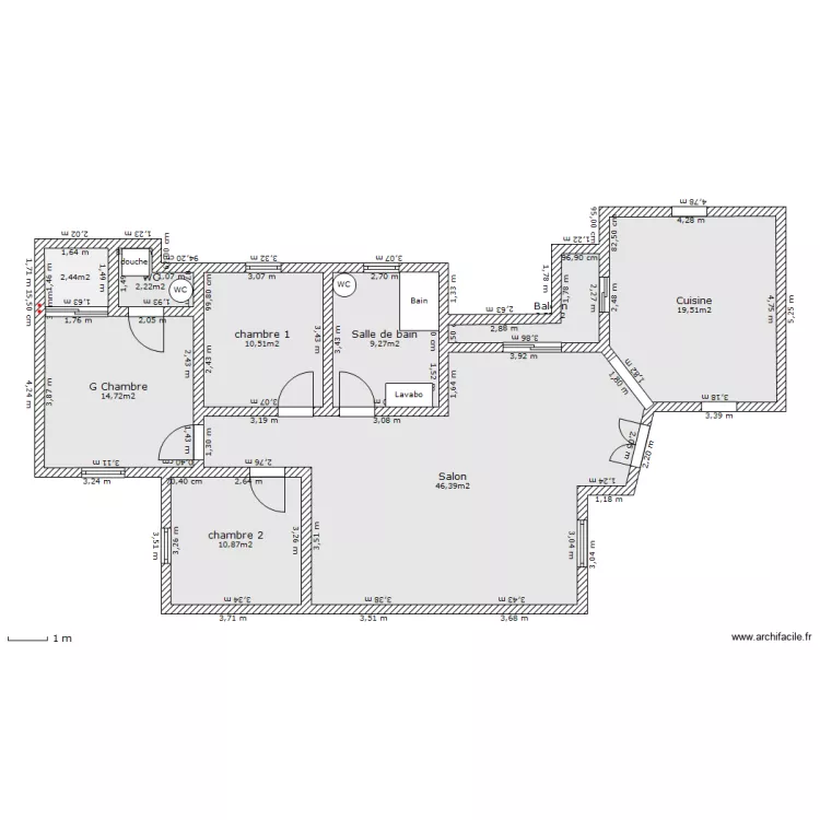 hamma house. Plan de 