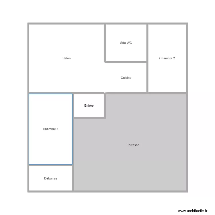 Appt rdj berto. Plan de 