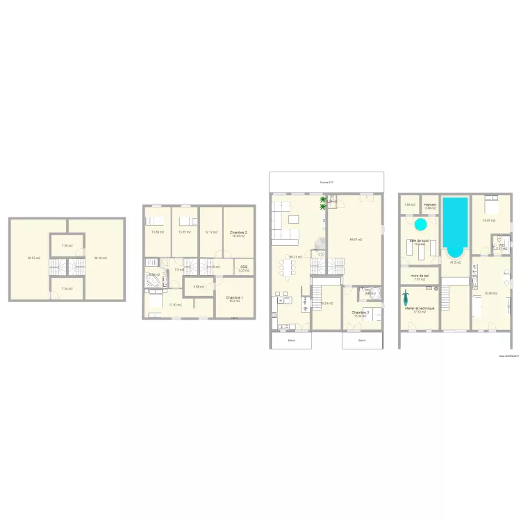 plan krykry. Plan de 